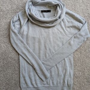 The Limited Gray Cowl Neck Sweater